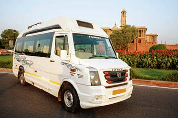 13 Seater Tempo Traveller Rental